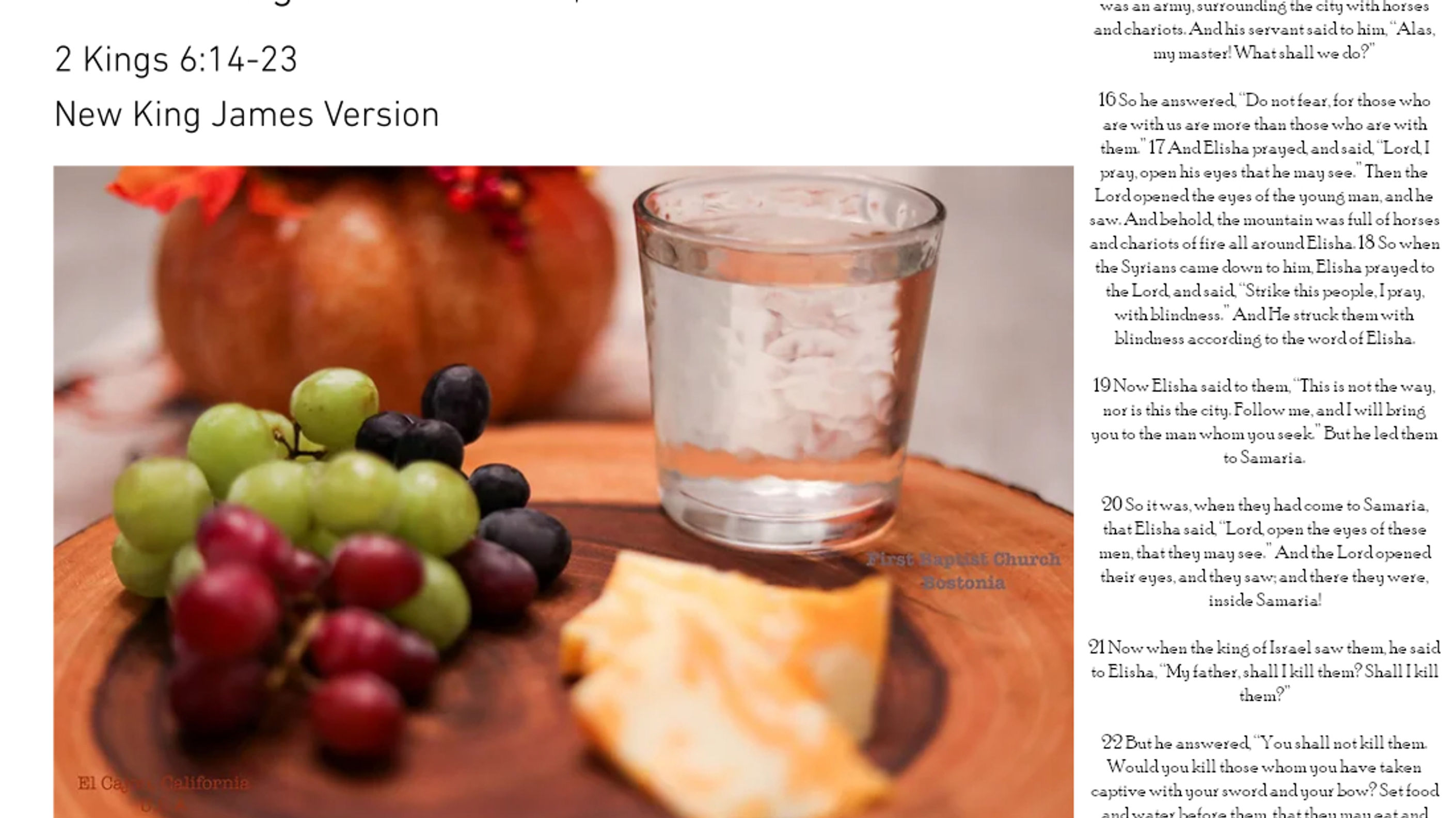 October 2022 Bostonia Church